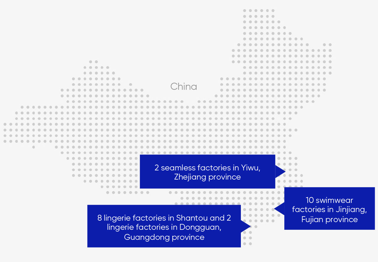 Fuhuaxing Factories Map - China
